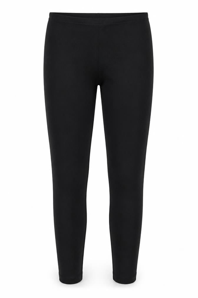 Wardrobe Womens Black  Cotton Capri Leggings Size 12 L27.5 in