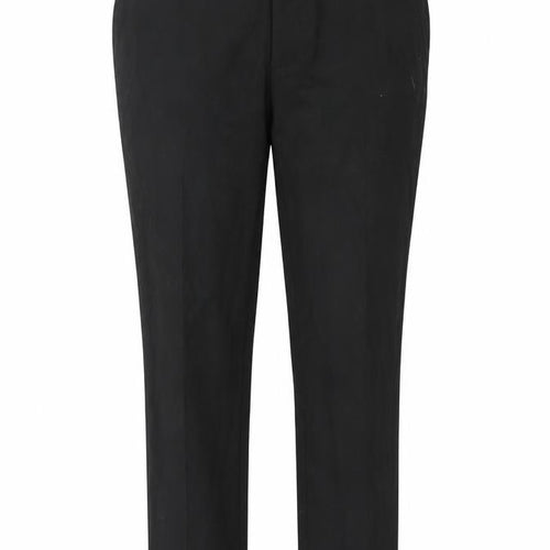 Preworn Womens Black  Polyester Trousers  Size 36 in L25.5 in Regular