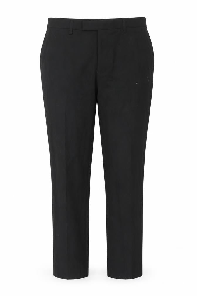 Preworn Womens Black  Polyester Trousers  Size 36 in L25.5 in Regular