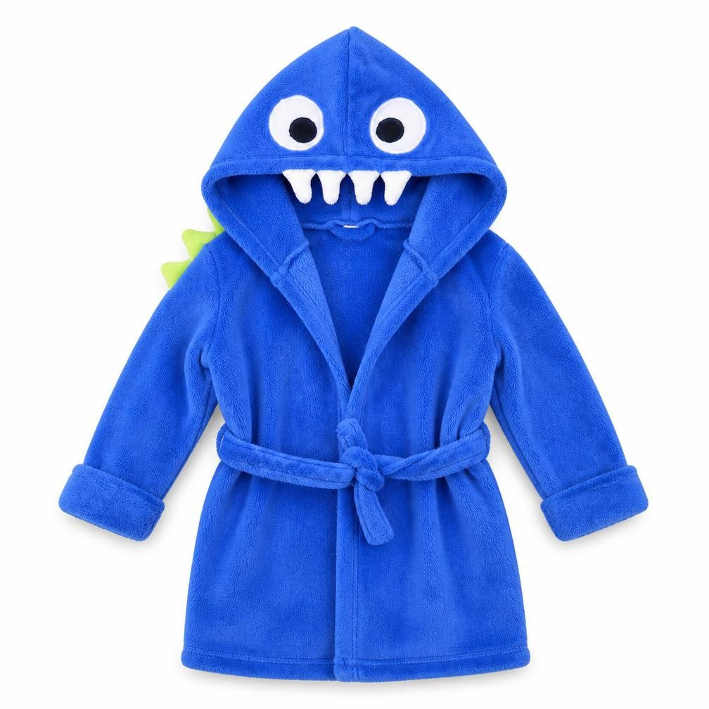 Gap Boys Blue Solid Polyester  Robe Size 2 Years
