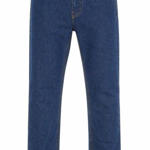 Denim & Co. Mens Blue  Cotton Straight Jeans Size 30 in L29 in Regular Button