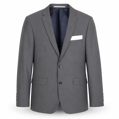 Burton Mens Grey  Polyester Jacket Blazer Size 38   - Skinny Fit
