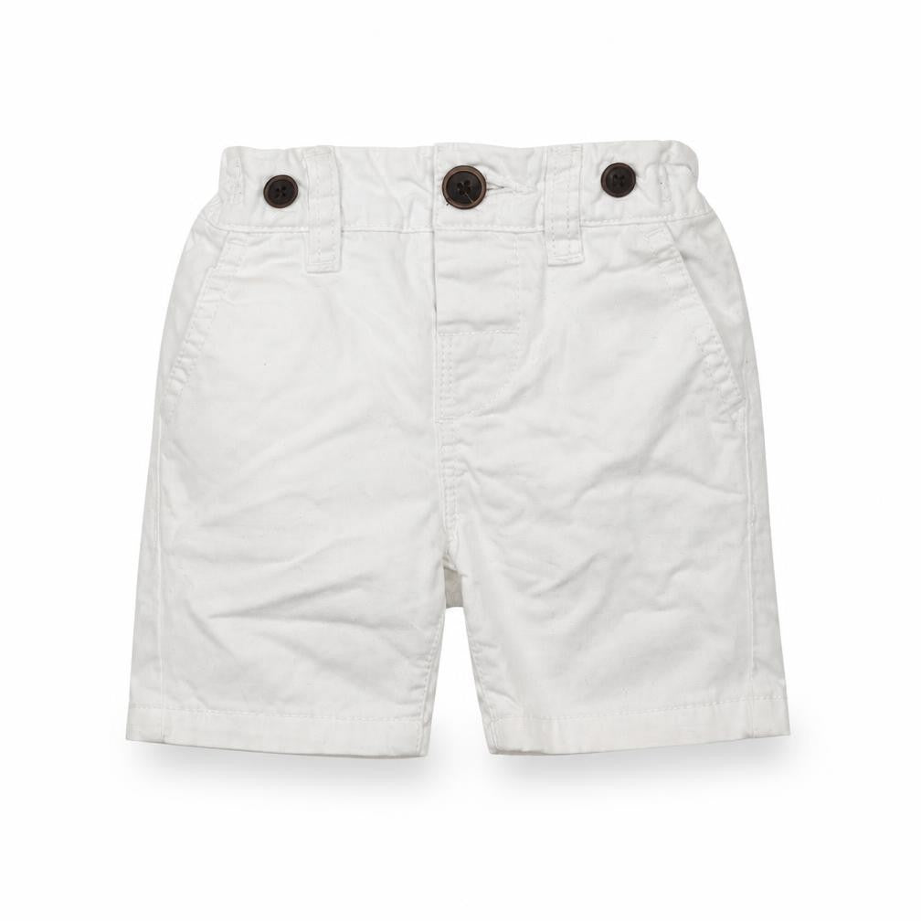 NEXT Baby White  Cotton  Trousers Size 3-6 Months  Zip