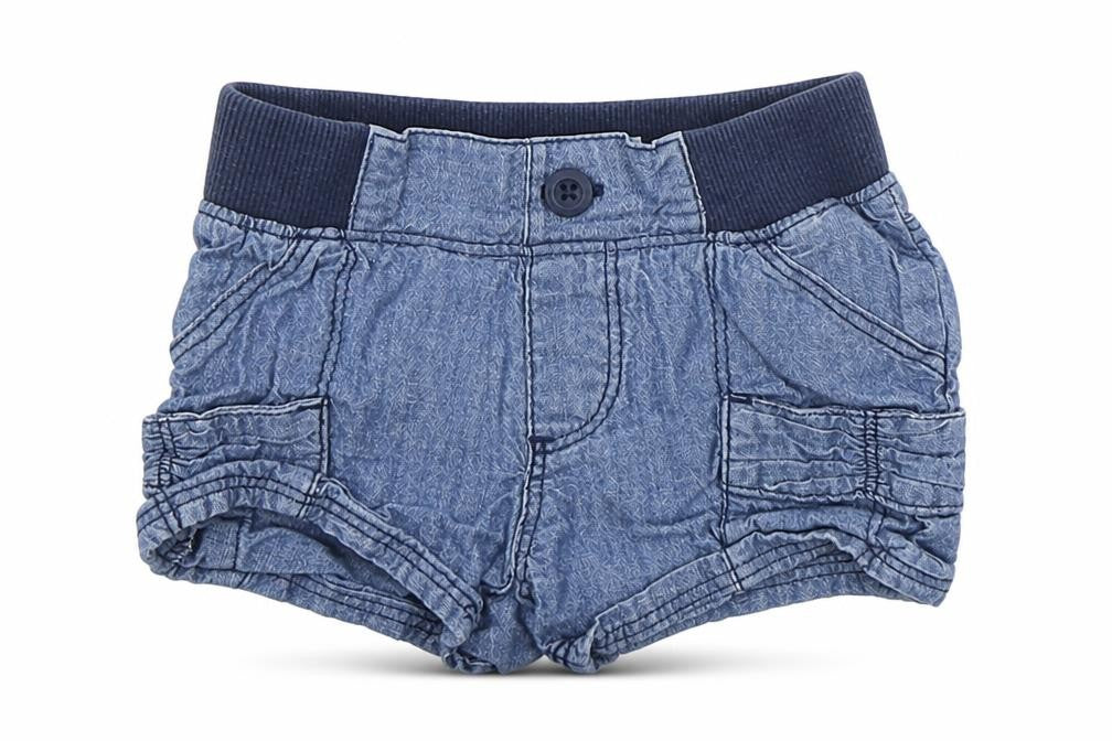 Old Navy Boys Blue  Cotton Capri Trousers Size 12-18 Months   - Shorts