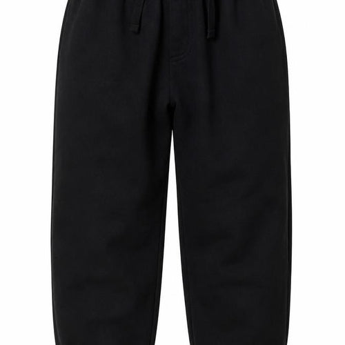 sainsburys Girls Black  Cotton Jogger Trousers Size 9 Months  Regular Tie - School Wear