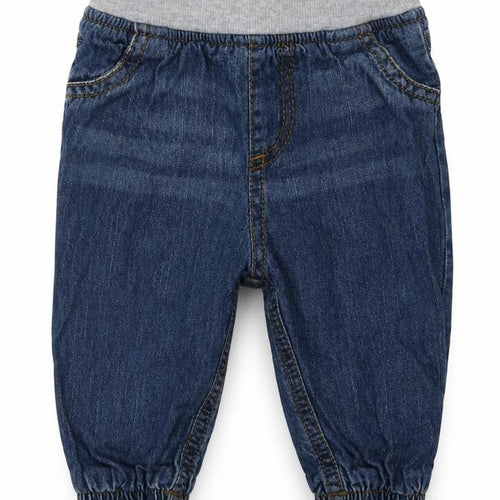F&F Boys Blue  Cotton Capri Trousers Size 3-6 Months
