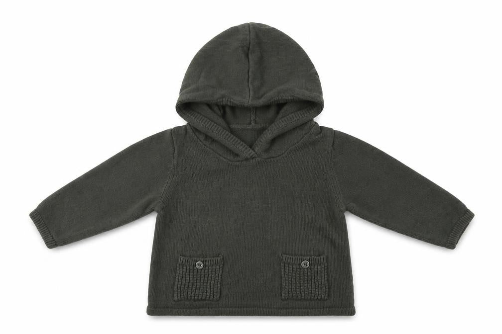 Front view of Matalan boys’ green cotton basic casual, size 3-6, months crew neck pullover