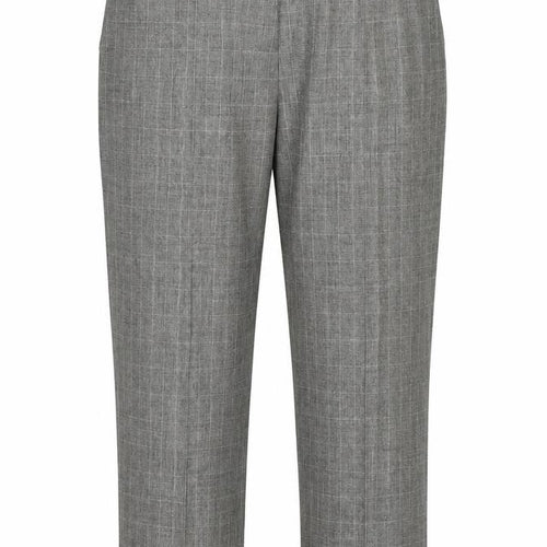 BM Womens Grey Plaid Polyester Dress Pants Trousers Size 18 L23 in Regular