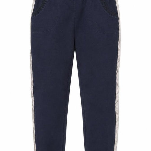 Preworn Boys Blue  Cotton Sweatpants Trousers Size M L25 in Regular Drawstring