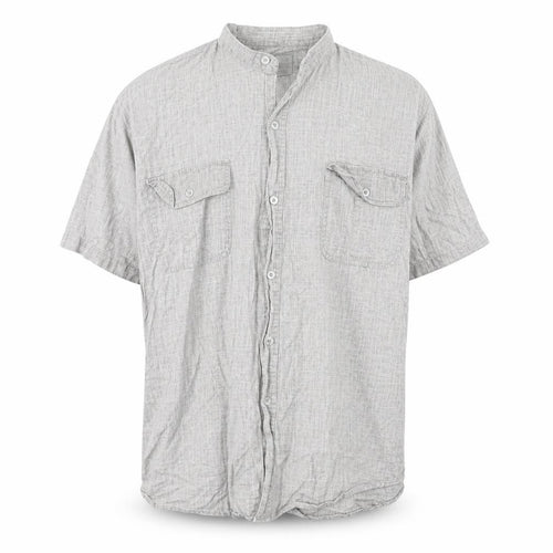 Jeans Yur Barceona Mens Grey  Cotton  Button-Up Size XL Round Neck Button