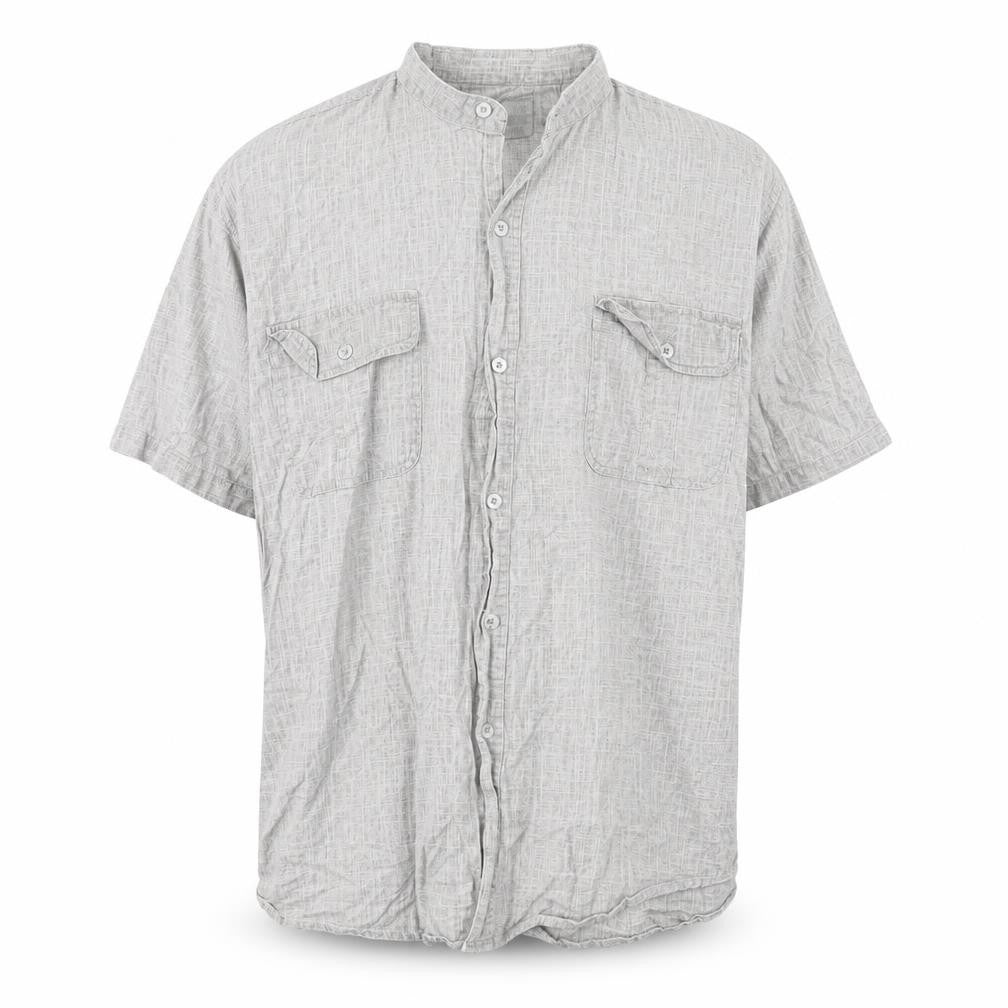 Jeans Yur Barceona Mens Grey  Cotton  Button-Up Size XL Round Neck Button