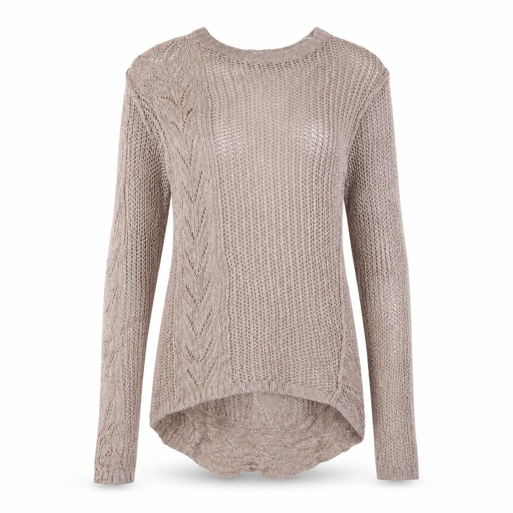 Front view of Next women’s pink viscose pullover sweatshirt, size UK 10, pullover