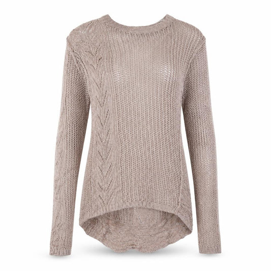 Front view of Next women’s pink viscose pullover sweatshirt, size UK 10, pullover