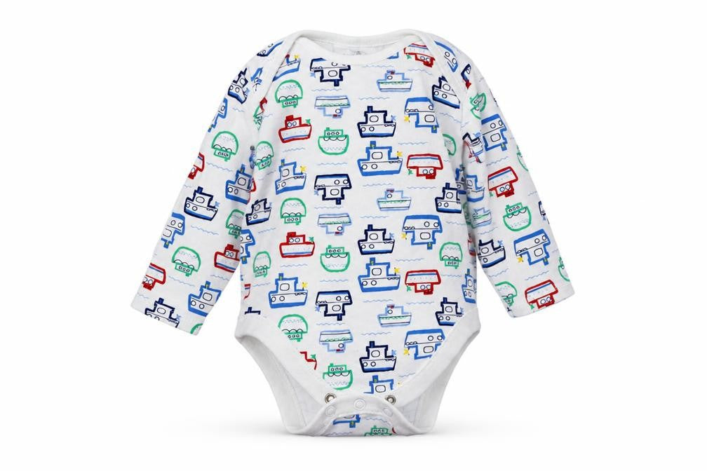 F&F Boys Multicoloured  Cotton Leotard One-Piece Size 3-6 Months