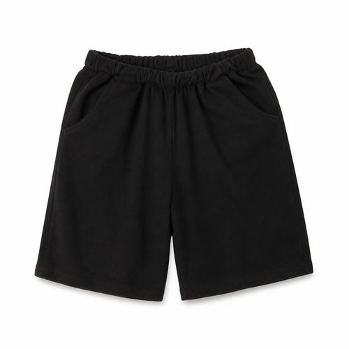 SheIn Girls Black  Cotton Bermuda Shorts Size 10 Years  Regular