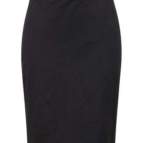 Preworn Womens Black  Polyester Straight & Pencil Skirt Size M