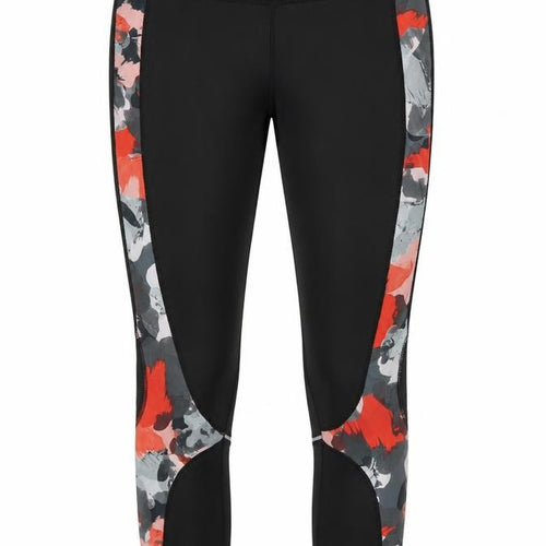 Preworn Womens Multicoloured Geometric Polyester Capri Leggings Size 29 in L26 in Regular