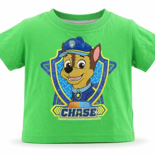 Nickelodeon Boys Green  Cotton Basic T-Shirt Size 12 Months Crew Neck  - Paw Patrol