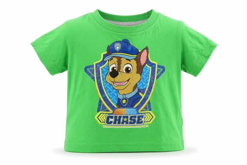 Nickelodeon Boys Green  Cotton Basic T-Shirt Size 12 Months Crew Neck  - Paw Patrol