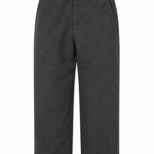 F&F Boys Grey  Viscose Capri Trousers Size 7 Years L21 in Regular Zip