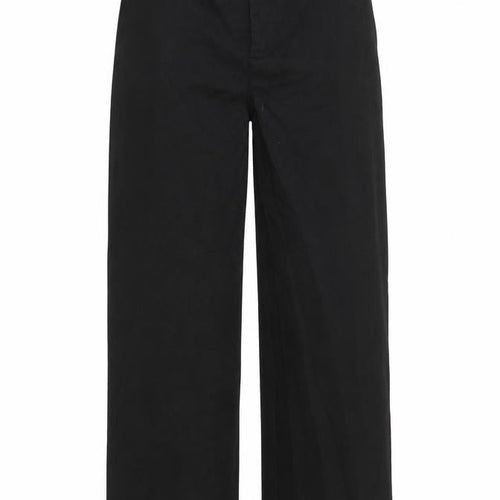 George Boys Black  Viscose Capri Trousers Size 11 Years L25 in Regular Zip