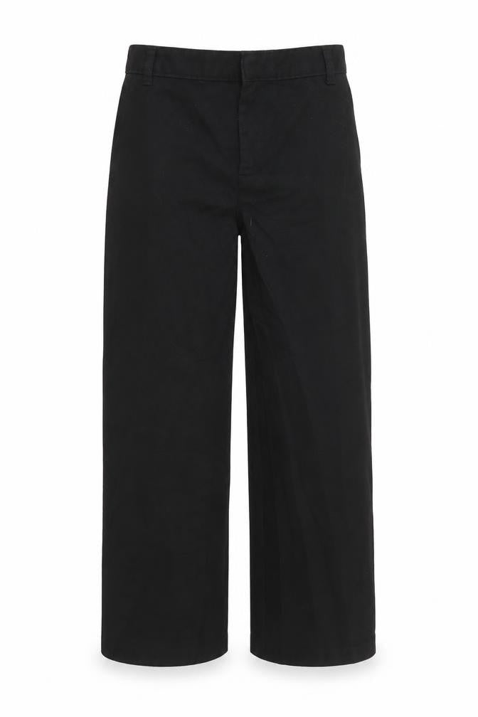 George Boys Black  Viscose Capri Trousers Size 11 Years L25 in Regular Zip