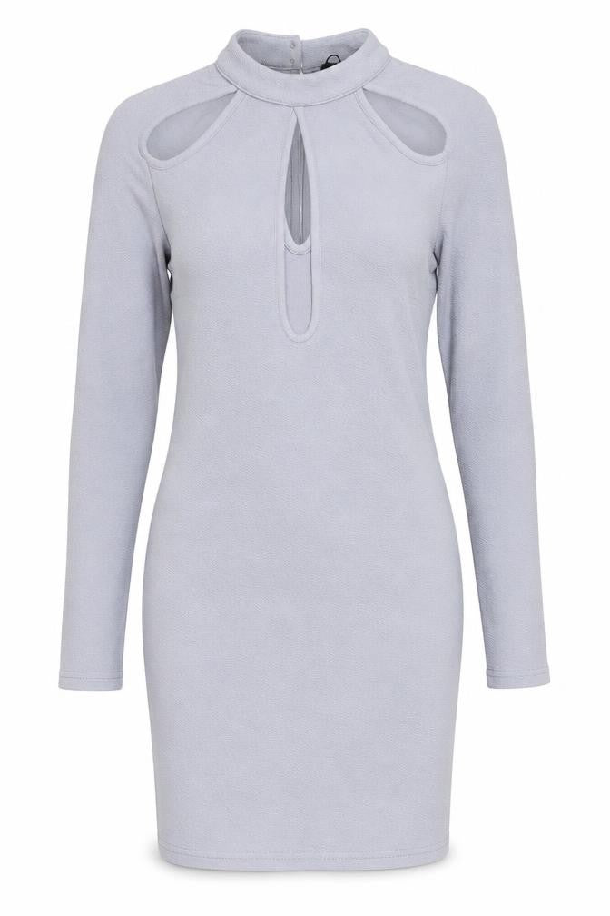 AX Paris Womens Blue  Polyester Mini  Size 8  Round Neck