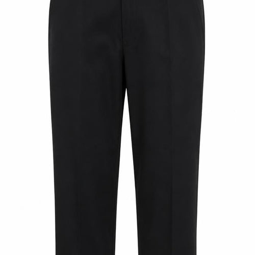 Preworn Boys Black  Viscose Capri Trousers Size L L26 in Regular Zip