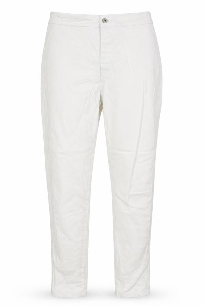 Red Chilli Womens White  Cotton Skinny Jeans Size 12 L28 in Regular