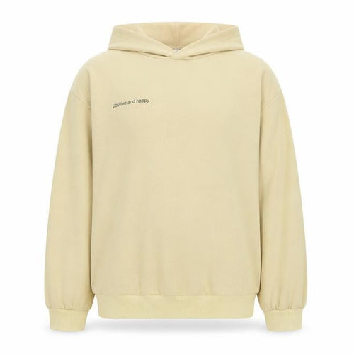 SheIn Girls Beige  Cotton Pullover Hoodie Size 10-11 Years