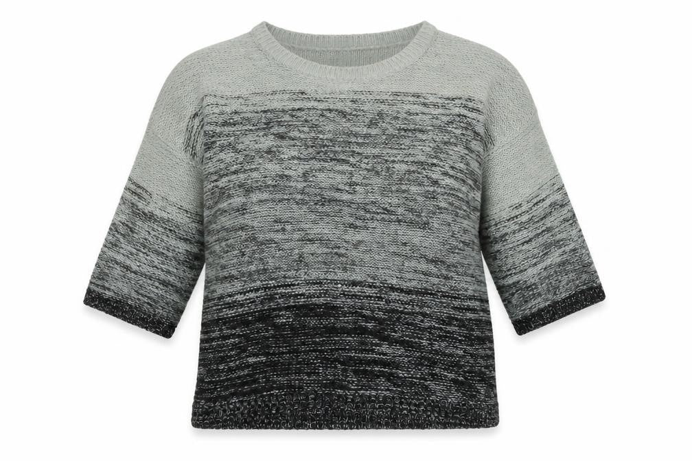 Front view of George women’s black acrylic pullover sweatshirt, size UK 12, pullover