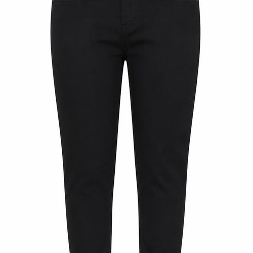 Preworn Womens Black  Cotton Jegging Jeans Size 29 in L25 in Regular Button