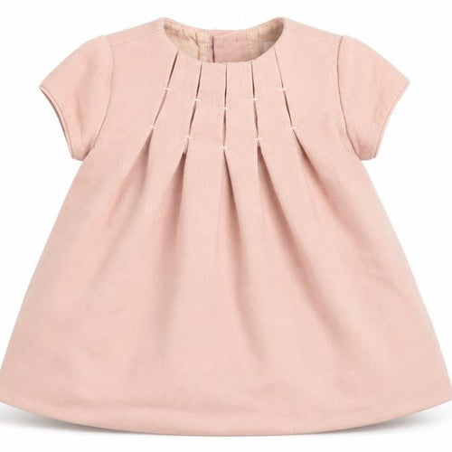 Zara Girls Pink  Cotton Shift  Size 3-6 Months  Round Neck