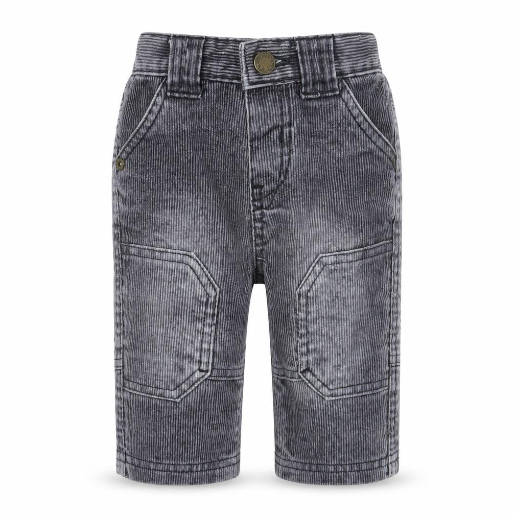 Mothercare Boys Grey  Cotton Capri Trousers Size 3-6 Months