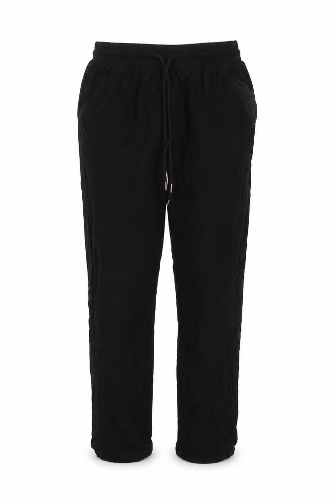 Front view of Now women’s black viscose trousers, size UK 8, 26-inch leg regular