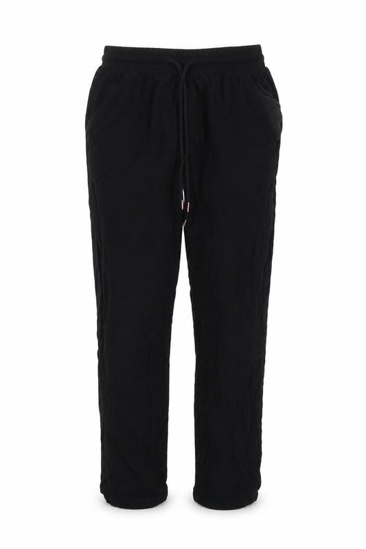 Front view of Now women’s black viscose trousers, size UK 8, 26-inch leg regular