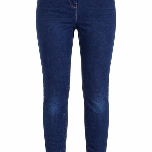 Matalan Womens Blue  Cotton Skinny Jeans Size 8 L28 in Regular