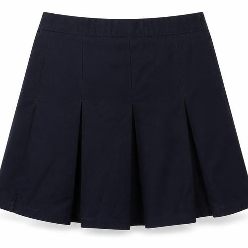 Marks & Spencer Girls Blue  Polyester Pleated Skirt Size 7 Years  Regular  - School Wear