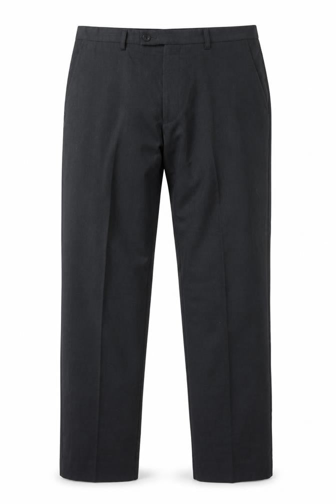 Tailor & Cutter Mens Grey  Polyester Dress Pants Trousers Size 34 in L31 in Regular Button