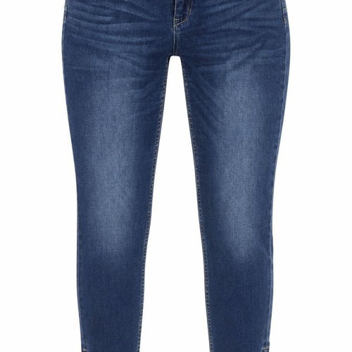 Diverse Womens Blue  Cotton Skinny Jeans Size 32 in L28 in Regular Button