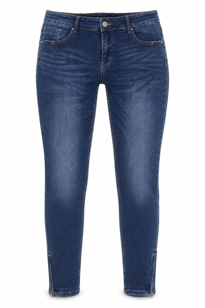 Diverse Womens Blue  Cotton Skinny Jeans Size 32 in L28 in Regular Button