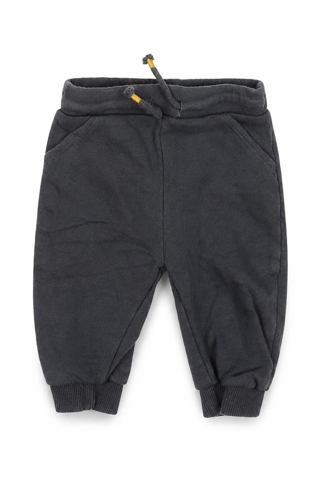 F&F Boys Grey  Cotton Sweatpants Trousers Size 3-6 Months  Drawstring