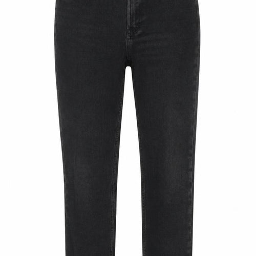 Denim Co Womens Black  Cotton Straight Jeans Size 12 L24 in Regular Button
