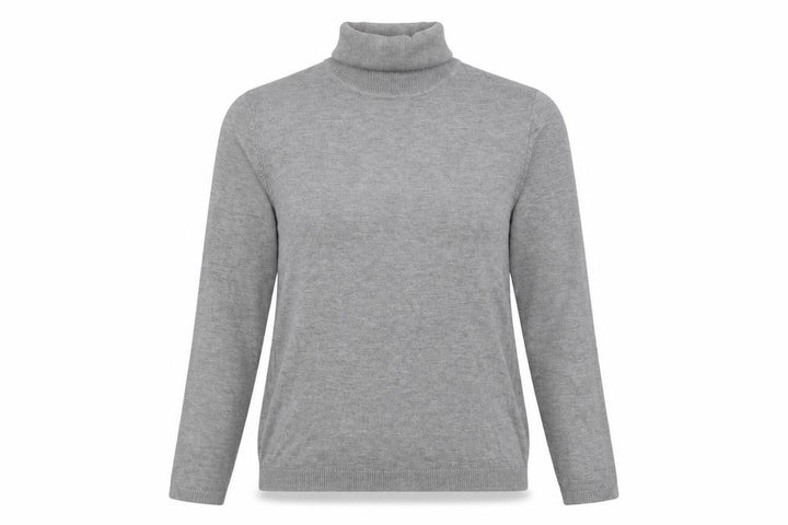 Pull&Bear Womens Grey Roll Neck Pullover Jumper Size L