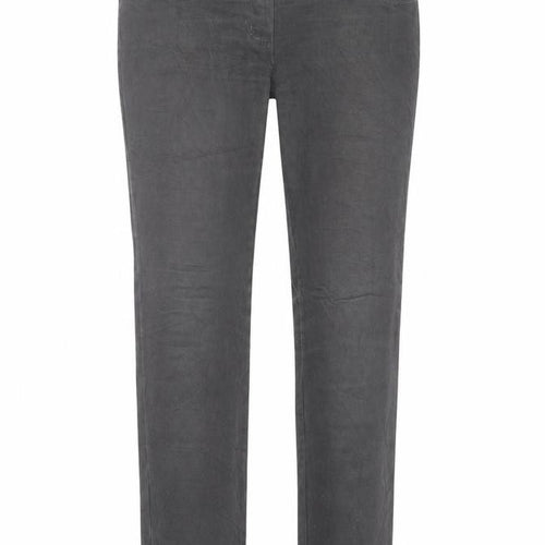 Preworn Womens Grey  Cotton Trousers  Size M L28 in Regular