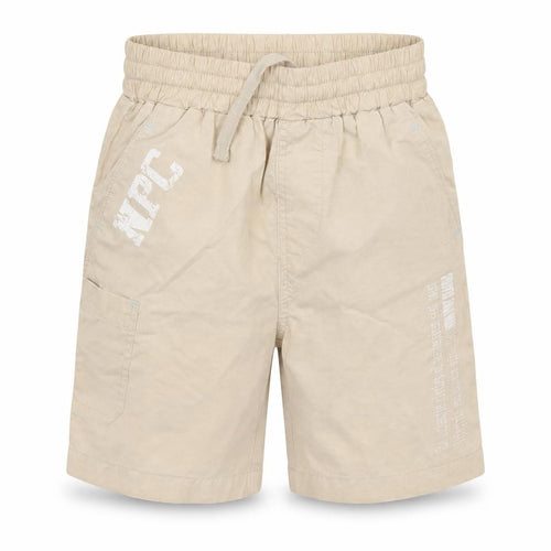 Reebok Boys Beige  Cotton Sweat Shorts Size 2 Years  Regular Tie