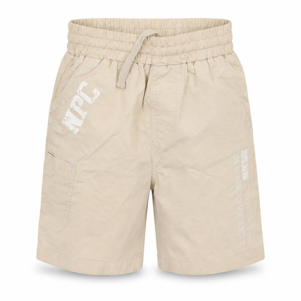 Reebok Boys Beige  Cotton Sweat Shorts Size 2 Years  Regular Tie
