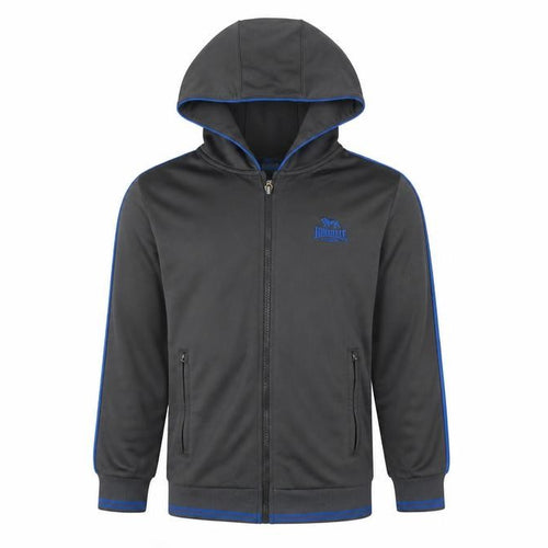 Lonsdale Boys Grey  Polyester Full Zip Hoodie Size 7-8 Years  Zip