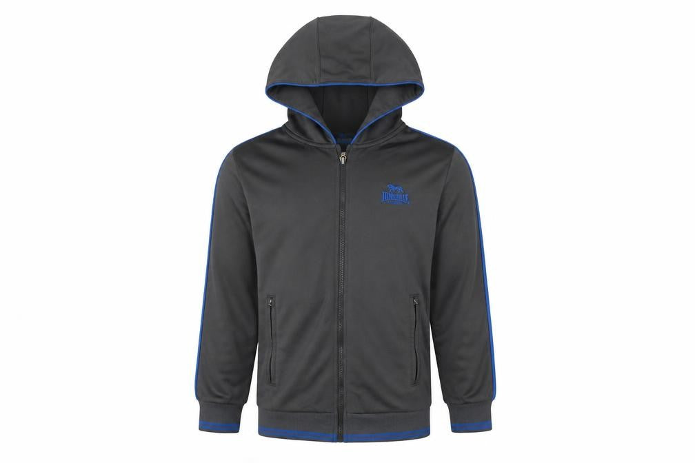 Lonsdale Boys Grey  Polyester Full Zip Hoodie Size 7-8 Years  Zip