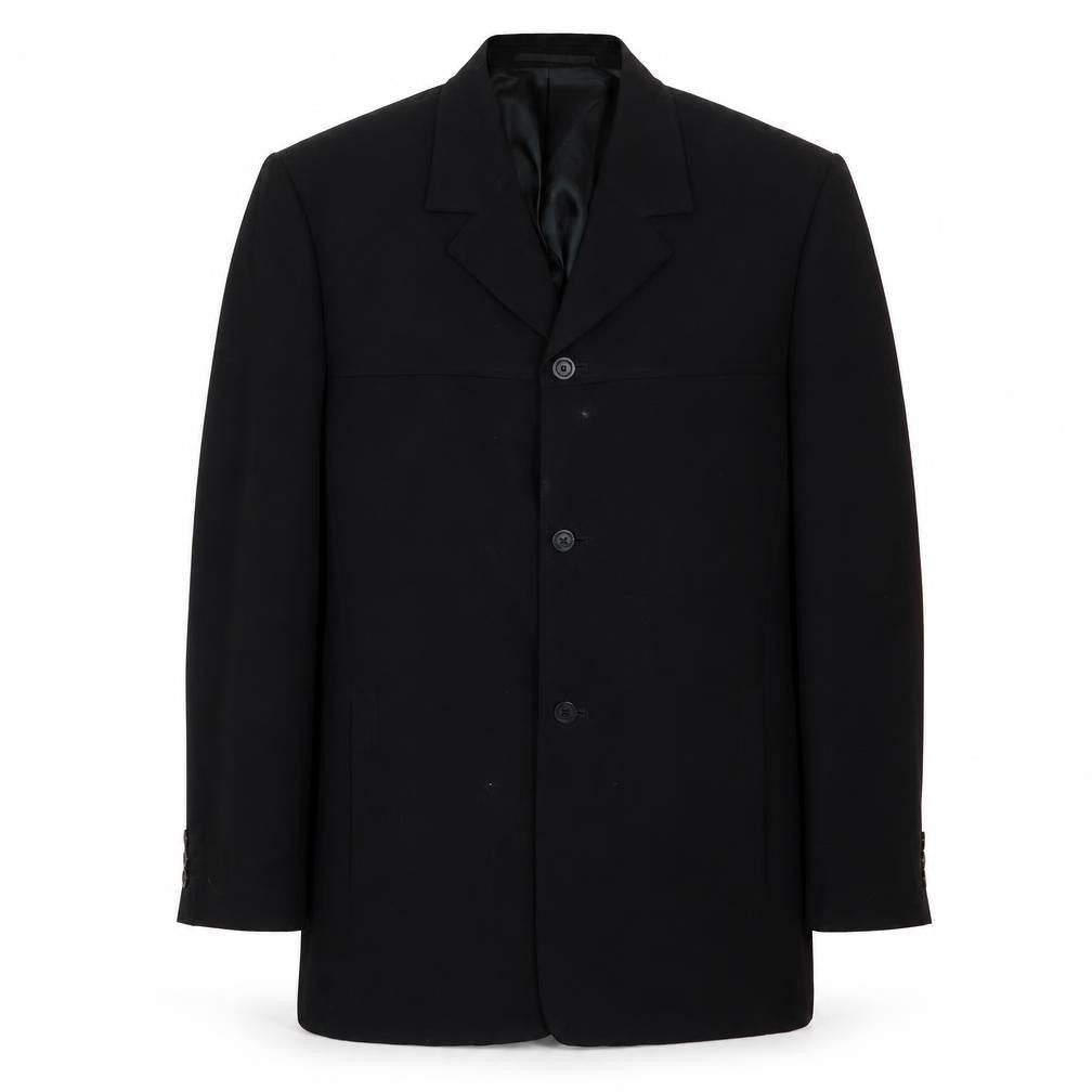 Mexx Mens Black  Polyester Jacket Suit Jacket Size 42